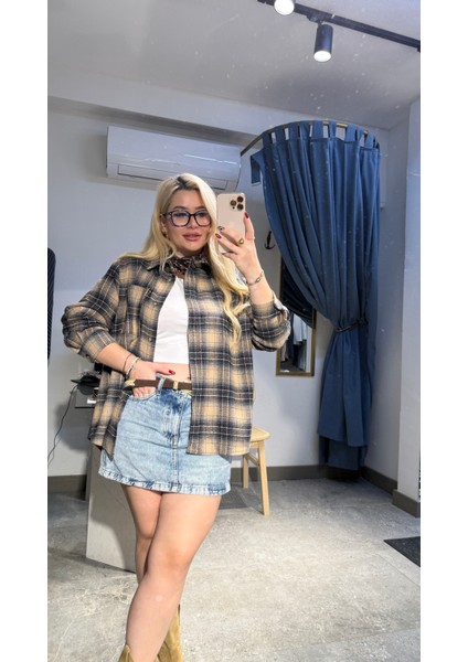 Qzu Yün Karışımlı 2 Renk Oduncu Gömlek