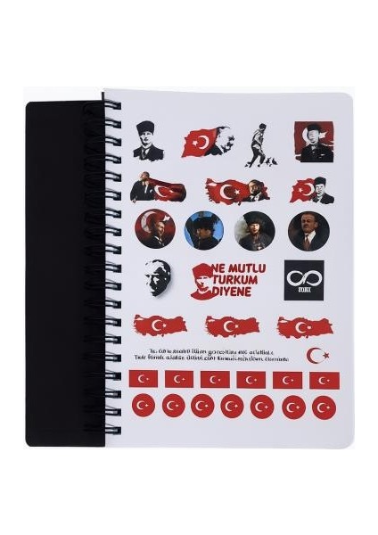 2026 - 17X24 Atatürk Günlük Spiralli Ajanda - Başkomutan fiyatları