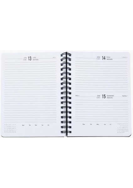 2026 - 17X24 Atatürk Günlük Spiralli Ajanda - Başkomutan fırsatları