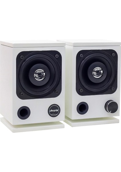 Uferphile Desktop Beyaz Hi-Fi 100W Hoparlör