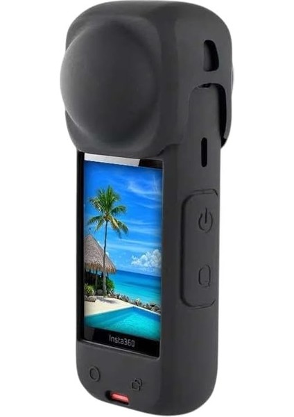 Insta 360 X4 X5 Uyumlu Silikon Kılıf Koruma Kılıfı Soft Case