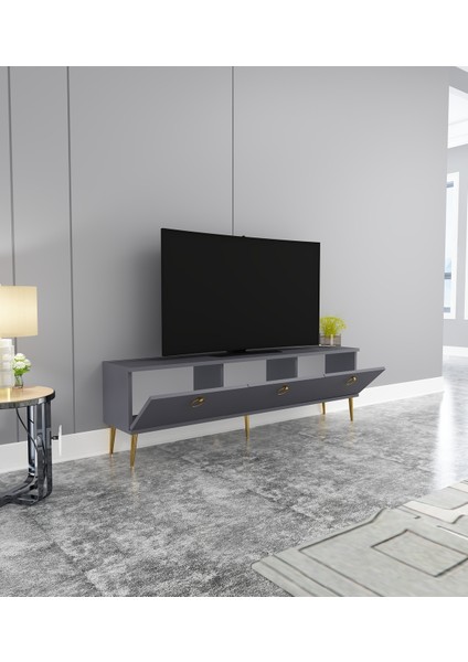 Maxi Tv Ünitesi | Antrasit - Antrasit