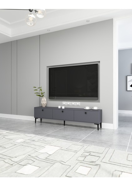 Atlas Tv Ünitesi | Antrasit - Antrasit fırsatları