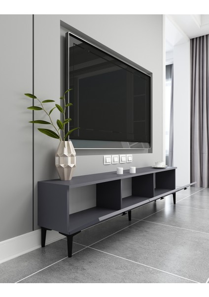 Atlas Tv Ünitesi | Antrasit - Antrasit indirimleri