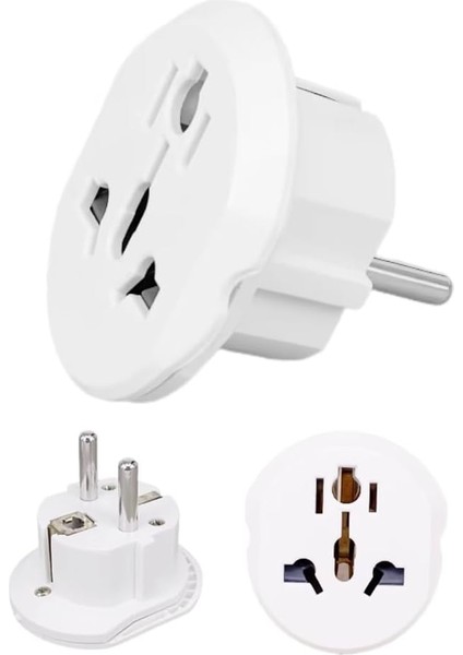 Evrensel Uluslararası Priz Fiş Adaptör Çevirici 16A 250V Seyahat Fişi Dönüştürücü Adaptörü, Ce Sertifikalı, 200'DEN Fazla Ülkede Abd/avustralya/uk