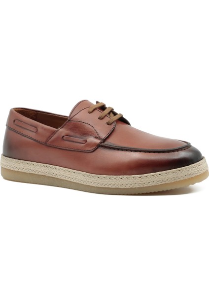 Hakiki Antik Deri Kauçuk Taban Bağcıklı Model Erkek Ayakkabı - Tuna 4157 fiyatları