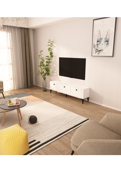 Milani Tv Ünitesi | Beyaz - Beyaz fırsatları