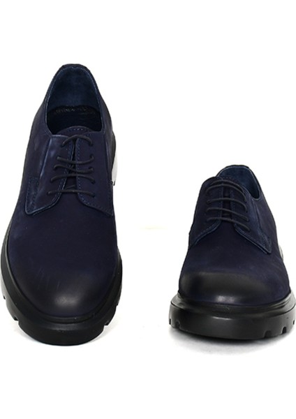Hakiki Nubuk Deri Lacivert Erkek Ayakkabı Eva Taban - 2595 modelleri
