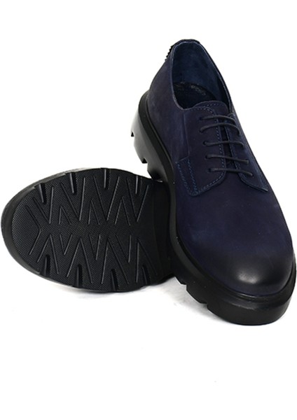 Hakiki Nubuk Deri Lacivert Erkek Ayakkabı Eva Taban - 2595 fırsatları