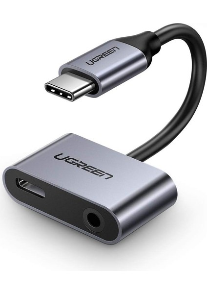 Type-C 3.5mm Kulaklık ve Şarj Dönüştürücü