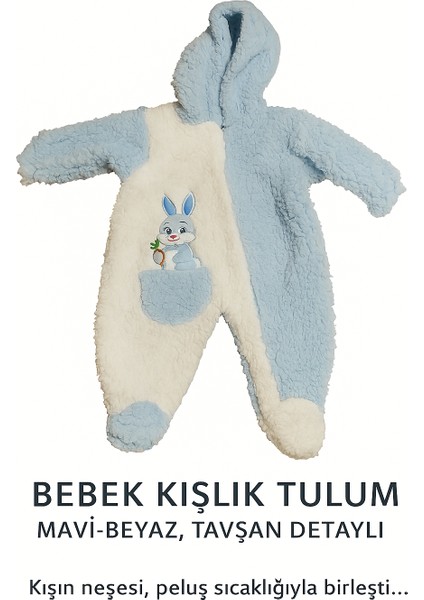 Pelüş Şapkalı Uzun Kollu Fermuarlı Erkek Bebek Tulum & 0-6 Ay modelleri