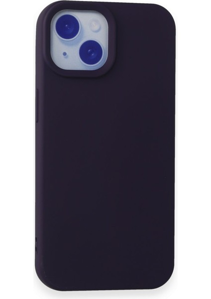 iPhone 15 Içi Kadife Kaplı Esnek Silikon Kapak Ryc/ Nano Lansman