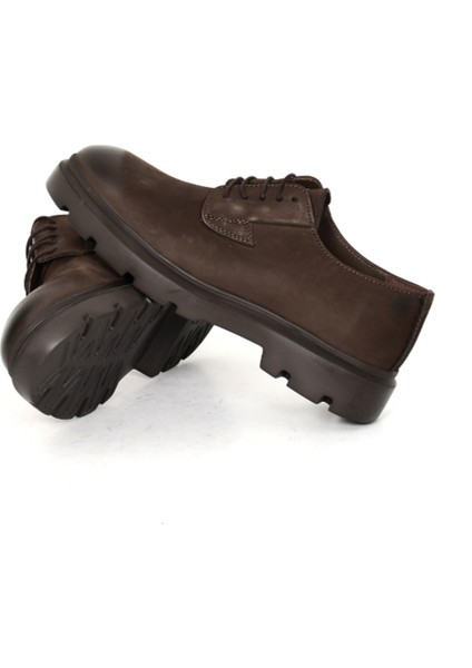 Hakiki Nubuk Deri Kahverengi Erkek Ayakkabı Eva Taban - 2595 indirimleri