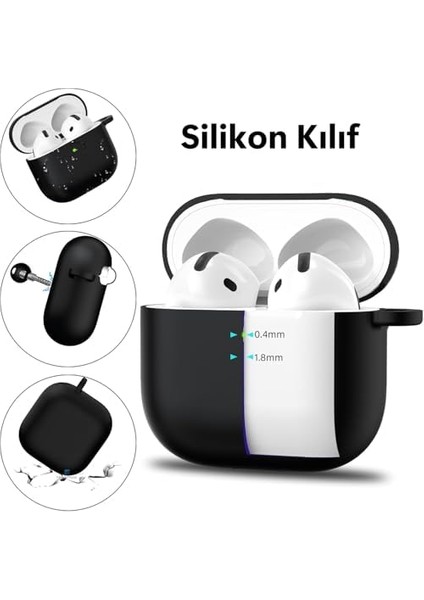 Airpods 4. Nesil Için Kılıf Yumuşak Silikon Darbelere Dayanıklı Parmak Izi Karşıtı Magsafe Şarj ile Uyumlu Pro 4. Nesil Uyumlu Kılıf fiyatları