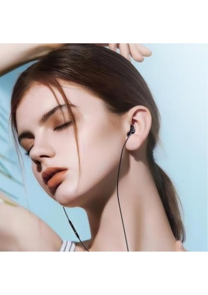 Type-C Kablolu Kulak Içi Kulaklık - Gürültü Önleyici Mikrofon, Dahili Ses Kontrol, Ergonomik Silikon Uçlar, Hd Ses, Tüm Type-C Cihazlarla Uyumlu (Siyah) fiyatları