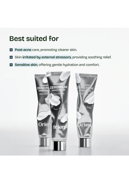Mugwort Zero Film Moisturizer 60ML – Akne ve Kızarıklığa Yatkın Ciltler Için Nemlendirici fiyatları