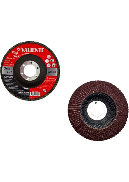 Fixonic Valiente VAL15501 115MM 60 Kum Flap Disk/zımpara