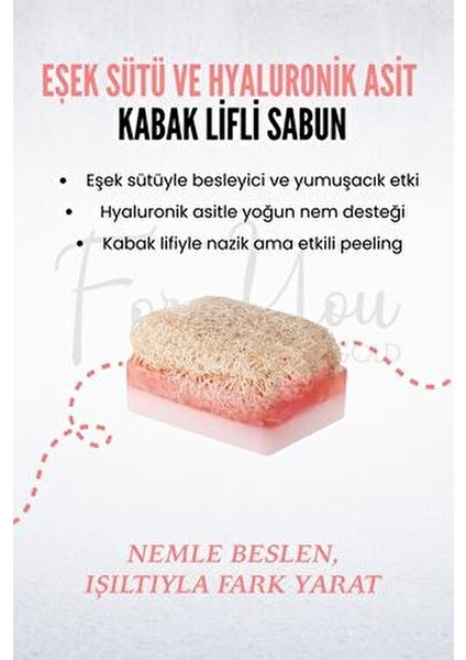 Doğal Kabak Lifli Sabun Eşek Sütü ile Siyah Nokta ve Akne Karşıtı Etki