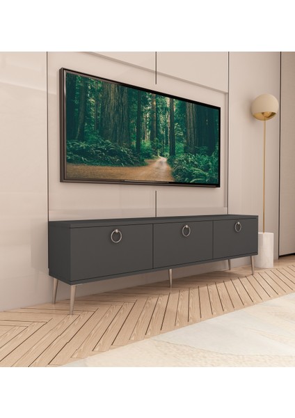 Milan Tv Ünitesi | Antrasit - Antrasit