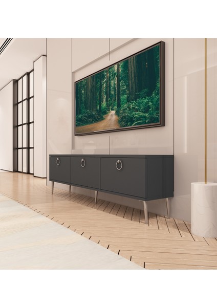 Milan Tv Ünitesi | Antrasit - Antrasit modelleri