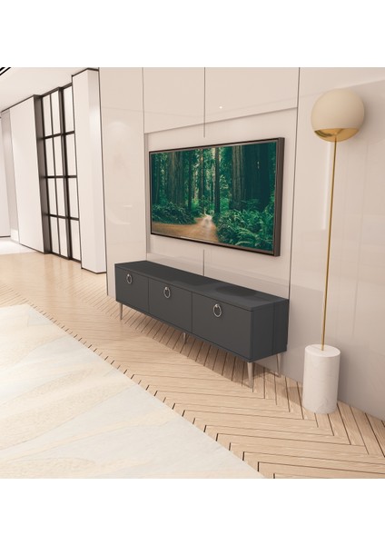 Milan Tv Ünitesi | Antrasit - Antrasit indirimleri