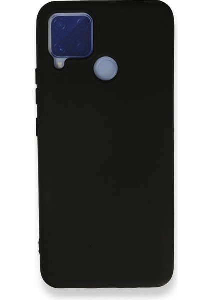 Realme C15 Içi Kadife Kaplı Esnek Silikon Kapak Ryc/ Nano Lansman