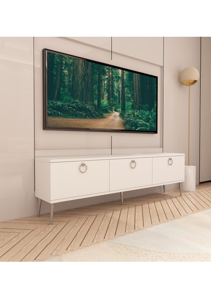 Milan Tv Ünitesi | Beyaz - Beyaz