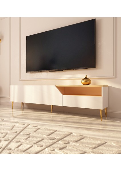 Saren Tv Ünitesi | Safir Meşe - Beyaz modelleri
