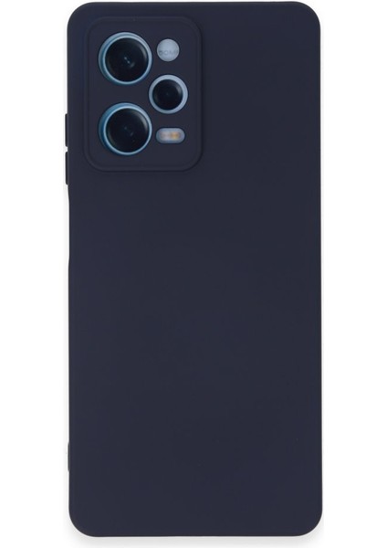 Redmi Note 12 Pro 5g Kılıf Içi Kadife Kaplı Nano Silikon Kapak - Lacivert