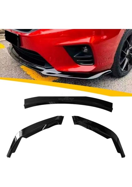 Honda City Uyumlu Rs Ön Tampon Lip 3 Parça 2020 Sonrası