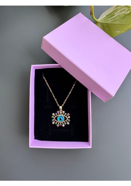 Nazar Boncuklu Çelik Kolye fiyatları