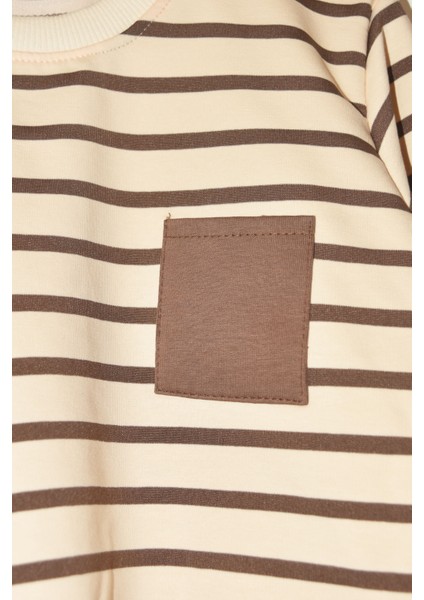 Erkek Çocuk Çizgili Supreme Kumaş Cep Detaylı Paça Ribanalı Takım - 1039698 modelleri