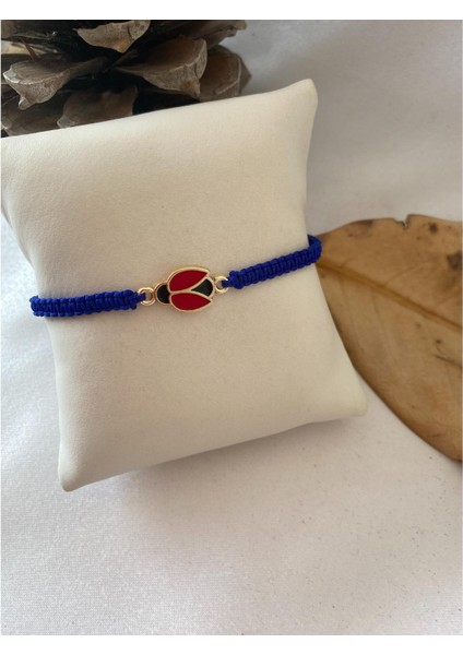 Uğur Böceği Figürlü Ayarlanabilir Bileklik Lacivert Renk fiyatları