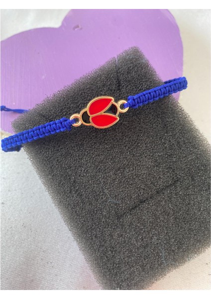 Uğur Böceği Figürlü Ayarlanabilir Bileklik Lacivert Renk fırsatları