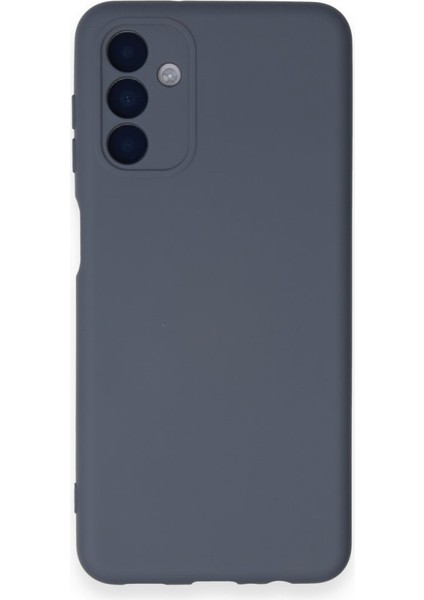 Samsung Galaxy A14 4g Kılıf Içi Kadife Kaplı Nano Silikon Kapak - Gri