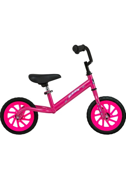 B - Bıke Çocuk Denge Bisikleti 15 cm 12 Jant Metalik Pembe Pembe
