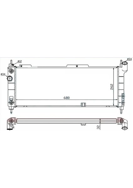 MOP141023 Motor Radyatoru 1300152