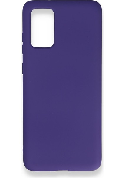 Samsung Galaxy S20 Plus Kılıf Içi Kadife Kaplı Nano Silikon Kapak - Mor