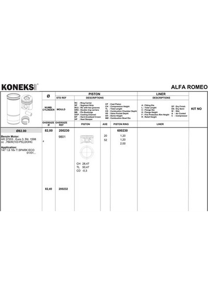 600232 Segman Olcu: 0.40 (4 Adet Fiyatıdır)