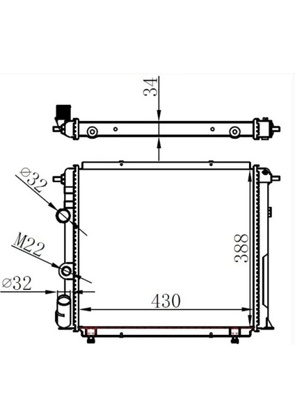 MRN058034 Motor Radyatoru 7700784039
