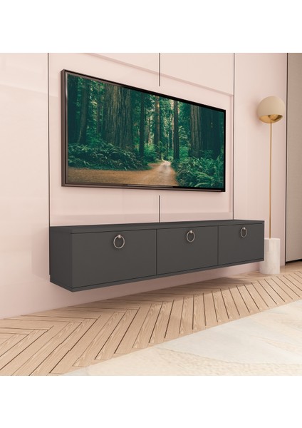 Sıla Tv Ünitesi | Antrasit - Antrasit