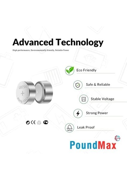 10 Adet AG5(LR754,393) 1,5V Alkalin Düğme Pil fiyatları