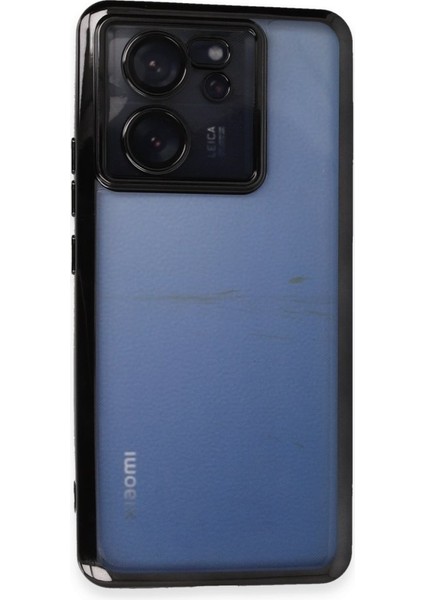 Xiaomi Mi 13T Kılıf Kamera Lens Korumalı Razer Lens Silikon Kapak - Siyah