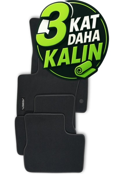 Fiat Egea Sedan 2018 Tam Uyumlu Halı Oto Paspas Egea Halı Paspas