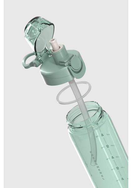 Wave Duplo 630 ml Opsiyonel Pipetli Tritan Matara 912176 Yeşil fırsatları