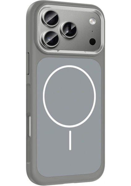 Apple iPhone 17 Pro Max Kılıf M-Safe Şarj Özellikli Metal Kamera Çerçeveli Redclick Sanremo Silikon Kapak fiyatları