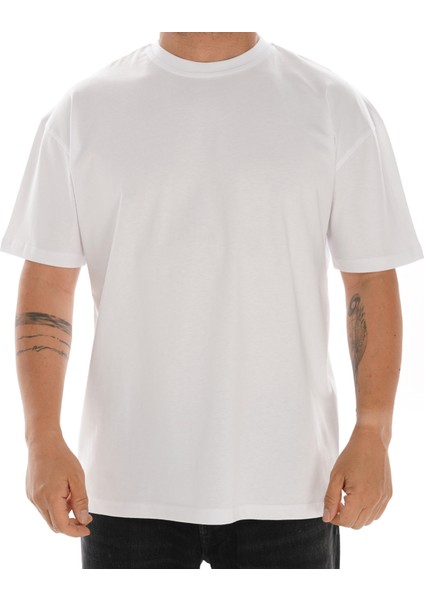 Erkek Oversıze Siyah T-Shırt