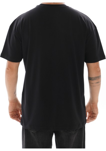 Erkek Oversıze Siyah T-Shırt modelleri