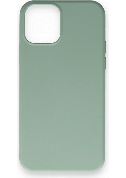 iPhone 12 Pro Içi Kadife Kaplı Esnek Silikon Kapak Ryc/ Nano Lansman