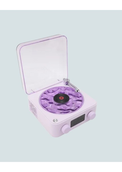 Retro Bluetooth Hoparlör Mor indirimleri